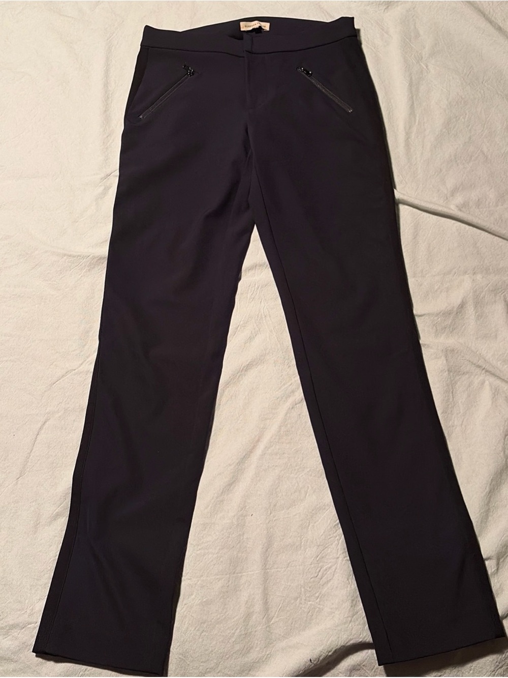 Rebecca Taylor Ava Techy Pants Navy Black Size 2